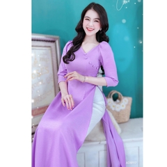 Áo Dài Cổ Tick 5N Bọc AD9117 (áo lẻ)