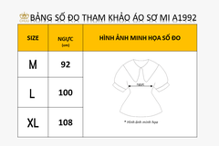 Áo Sơ Mi DN Chân Hoa A1586