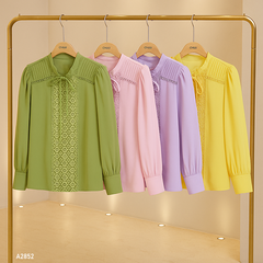 Áo Thêu Bánh In A2852