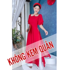 Áo Dài Chip Chip Cổ Yếm 4T AD9292 (áo lẻ)