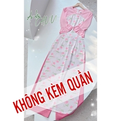 Áo Dài Tay Loe Ngọc Phượng AD1312 (áo lẻ)