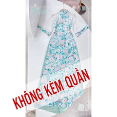 Áo Dài Tay A Viền Hoa AD1317 (áo lẻ)