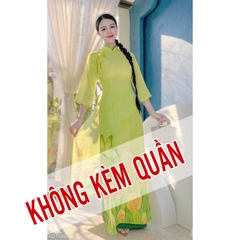 Áo Dài Sunset Chân Hoa AD1346 (áo lẻ)