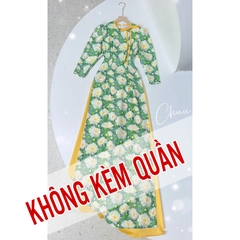 Áo Dài Dây Nơ Phở AD1358 (áo lẻ)
