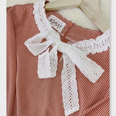 Áo Dài Mắt Cáo Cổ Boi AD2718 (áo lẻ)