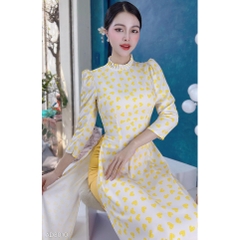 Áo Dài Mango Chấm Bi AD8010 (áo lẻ)