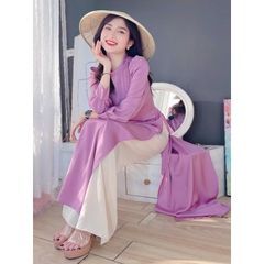 Áo Dài Cổ Li 2PH AD8021 (áo lẻ)