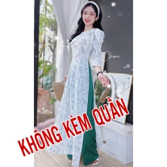Áo Dài Nơ Thỏ Đắp AD8028 (áo lẻ)
