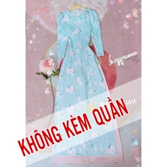 Áo Dài Nơ Thỏ Đắp AD8028 (áo lẻ)