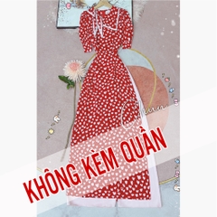 Áo Dài Vạt Thủy Thủ Nơ AD8043 (áo lẻ)