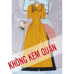 Áo Dài Vạt Thủy Thủ Nơ AD8043 (áo lẻ)