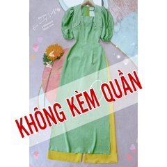 Áo Dài Ngọc Châu Lụa Ướt AD8091 (áo lẻ)