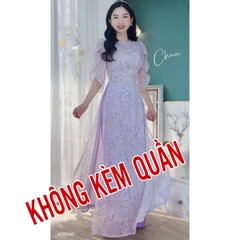 Áo Dài 4T Tay Đắp AD9140 (áo lẻ)