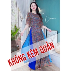 Áo Dài 4T Tay Đắp AD9140 (áo lẻ)