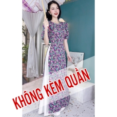 Áo Dài Tay Phồng Chuny AD9051 (áo lẻ)
