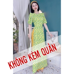 Áo Dài Tay Phồng Chuny AD9051 (áo lẻ)