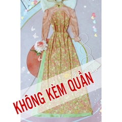 Áo Dài Hoa Chinadoll AD9123 (áo lẻ)