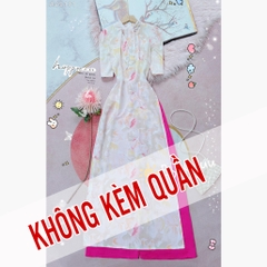 Áo Dài Cổ Thỏ AD9118 (áo lẻ)