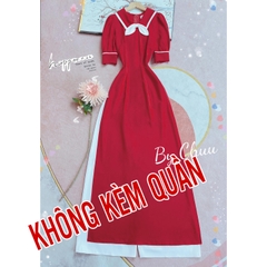 Áo Dài Cổ Đôi AD9144 (áo lẻ)