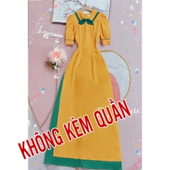 Áo Dài Cổ Đôi AD9144 (áo lẻ)
