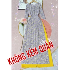 Áo Dài Nơ Dây Rút AD9149 (áo lẻ)