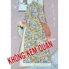 Áo Dài Cổ Trụ Li AD9150 (áo lẻ)