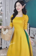 Áo Dài Cổ U Tay Nhún AD9152 (áo lẻ)