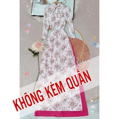 Áo Dài Cổ Tàu Cột Nơ HT AD9173 (áo lẻ)