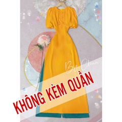 Áo Dài Tay Bồng 3 Nơ AD9178 (áo lẻ)