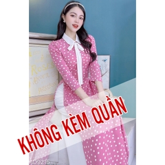 Áo Dài Cổ Đức Nơ Dài AD9215