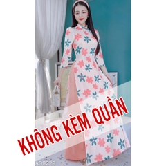 Áo Dài Thạch Anh Truyền Thống Tay Bồng AD9229 (áo lẻ)