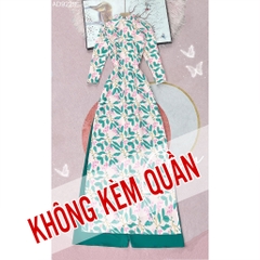 Áo Dài Thạch Anh Truyền Thống Tay Bồng AD9229 (áo lẻ)