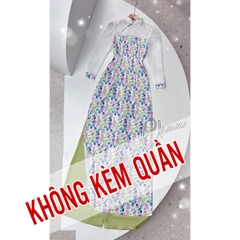 Áo Dài Caro Pha Tơ AD9235