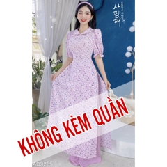 Áo Dài Cổ Sen Sao Mộc AD9255