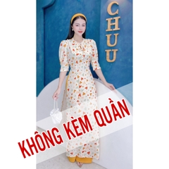 Áo Dài Nơ Nụ Bông AD9262