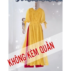 Áo Dài Hoa Mai Bay 3D 4T AD9280 (áo lẻ)
