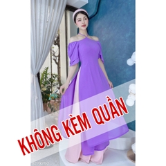 Áo Dài Chip Chip Cổ Yếm 4T AD9292 (áo lẻ)