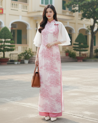 Áo Dài Cô Gái Đồng Quê 4T AD1469 (áo lẻ)