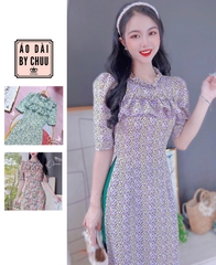 Áo Dài Hoa Bay AD8056 (áo lẻ)
