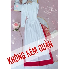 Áo Dài 4T Vải Xước Cổ Viền Ngọc AD8081 (áo lẻ)