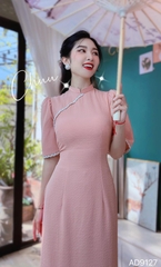 Áo Dài Vân Dứa AD9127 (áo lẻ)