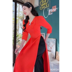 Áo Dài Cánh Bướm Dối Gian AD9124 (áo lẻ)