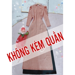 Áo Dài Mango Chấm Bi AD8010 (áo lẻ)