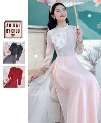 Áo Dài 4T Cổ Xếp AD9138 (áo lẻ)
