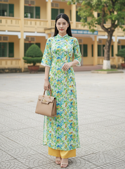 Áo Dài Ren Qúi Nhân AD1491 (áo lẻ)