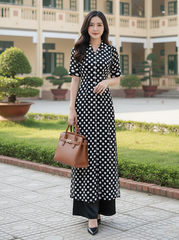 Áo Dài BiBi Cổ Lật AD1557 (áo lẻ)