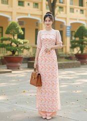 Áo Dài Biren Sóng AD1627 (áo lẻ)