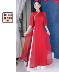 Áo Dài 4T Ruy Băng Cong AD9267 (áo lẻ)
