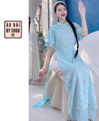 Áo Dài 4T Nơ Babi Đối Xứng AD1311 (áo lẻ)