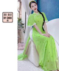 Áo Dài 4T Vai Choàng AD1314 (áo lẻ)